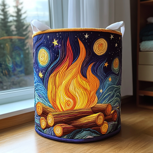 Ember Light Quilted Laundry Basket Mother’s Day Merch Gift