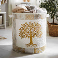 Eternal Roots Quilted Laundry Basket Holiday Season Merch