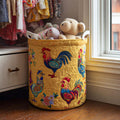 Feather Friends Quilted Laundry Basket Perfect Gift For College Dorm
