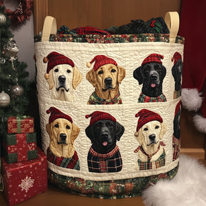 Festive Paws Quilted Laundry Basket Top Choice For Housewarming