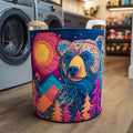 Flame Roar Quilted Laundry Basket Ideal Present For Newlyweds