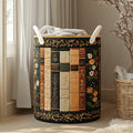 Floral Chapters Quilted Laundry Basket Merch For Home And Living