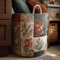 Flower Quilted Laundry Basket Merch For Kids