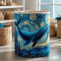 Galaxy Whale Quilted Laundry Basket Holiday Season Merch