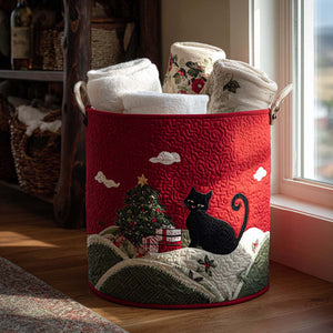 Gift Of Paws Quilted Laundry Basket Great Stocking Stuffer