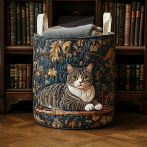 Graceful Paws Quilted Laundry Basket New Year Merch Gift