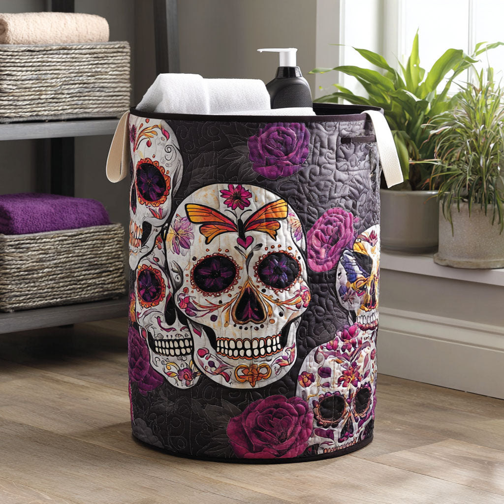 Gravedust Quilted Laundry Basket Thanksgiving Merch Gift