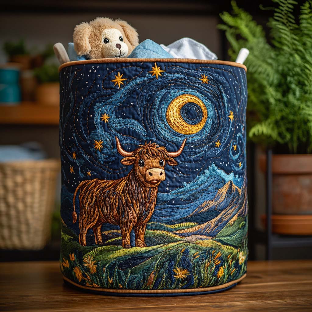 Hairy Charm Quilted Laundry Basket Ideal Present For Newlyweds