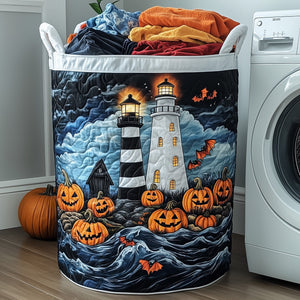 Haunted Lighthouse Quilted Laundry Basket Great Idea For New Home