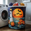 Haunted Lighthouse Quilted Laundry Basket Ideal Present For Newlyweds