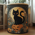 Haunted Paws Quilted Laundry Basket Merch For Family Time