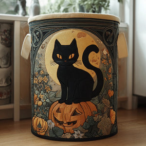 Haunted Paws Quilted Laundry Basket Merch For Family Time