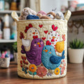 Henny Home Quilted Laundry Basket Unique Gift For Laundry Lovers
