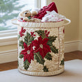 Holiday Magic Quilted Laundry Basket Merch For Mom