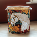 Horse Serenity Quilted Laundry Basket Best Gift For Him