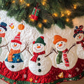 Jolly Gathering Christmas Quilted Tree Skirt Christmas Tree Skirt Gift That Brings Joy
