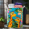Jungle Jester Quilted Laundry Basket Easter Merch Gift