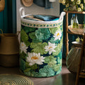 Lily Pond Freshness Quilted Laundry Basket Gift To Brighten Their Day