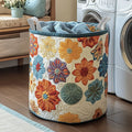 Luminous Echo Quilted Laundry Basket Unique Gift For Laundry Lovers