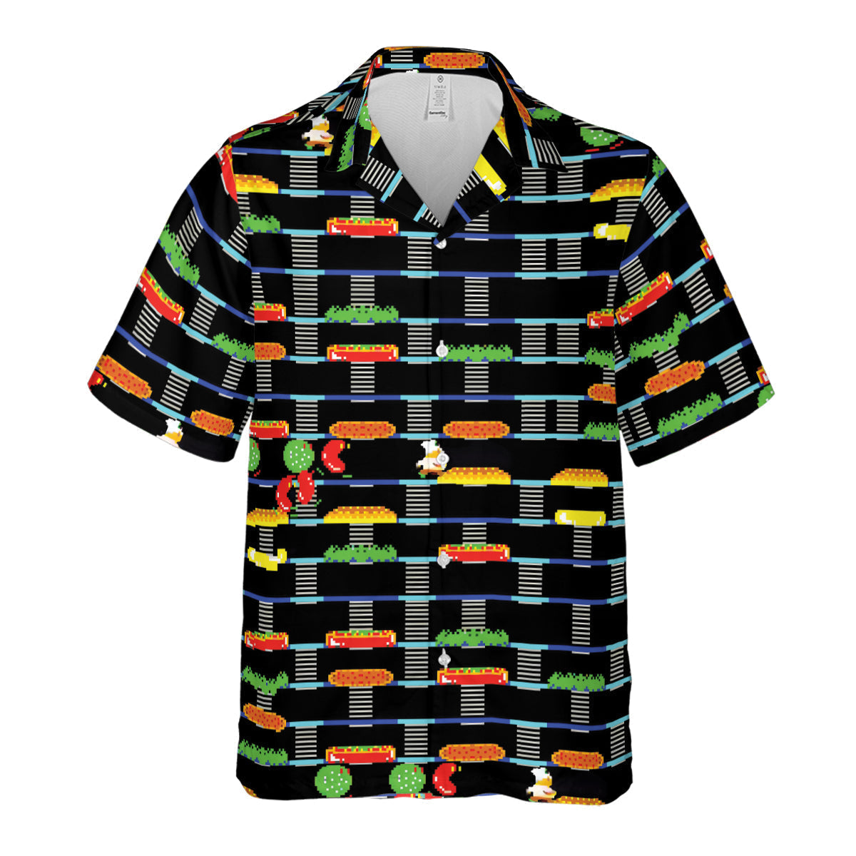 BurgerTime Arcade Game Hawaiian Shirt