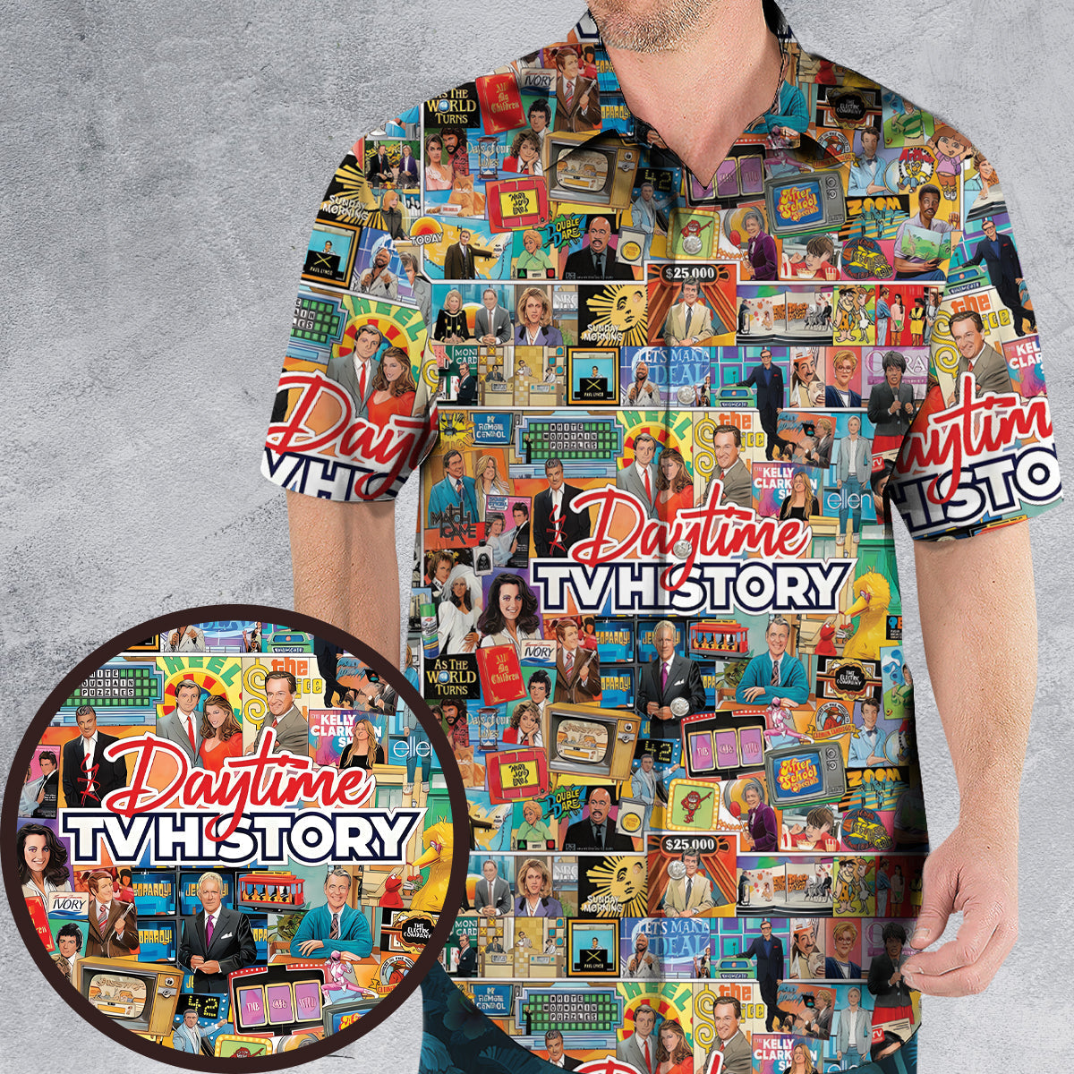 Daytime TV History Hawaiian Shirt