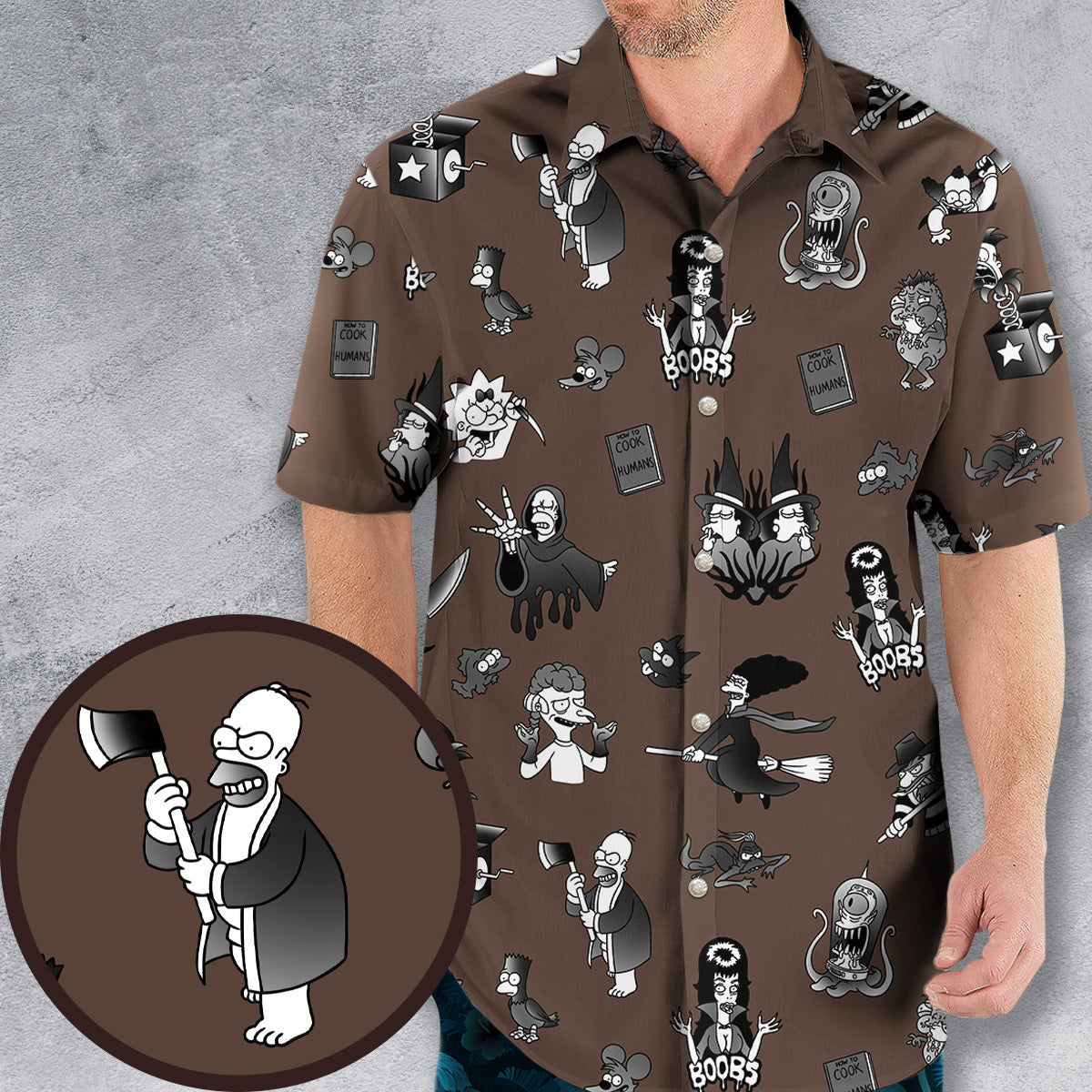 Treehouse of Horror The Simpsons Hawaiian Shirt