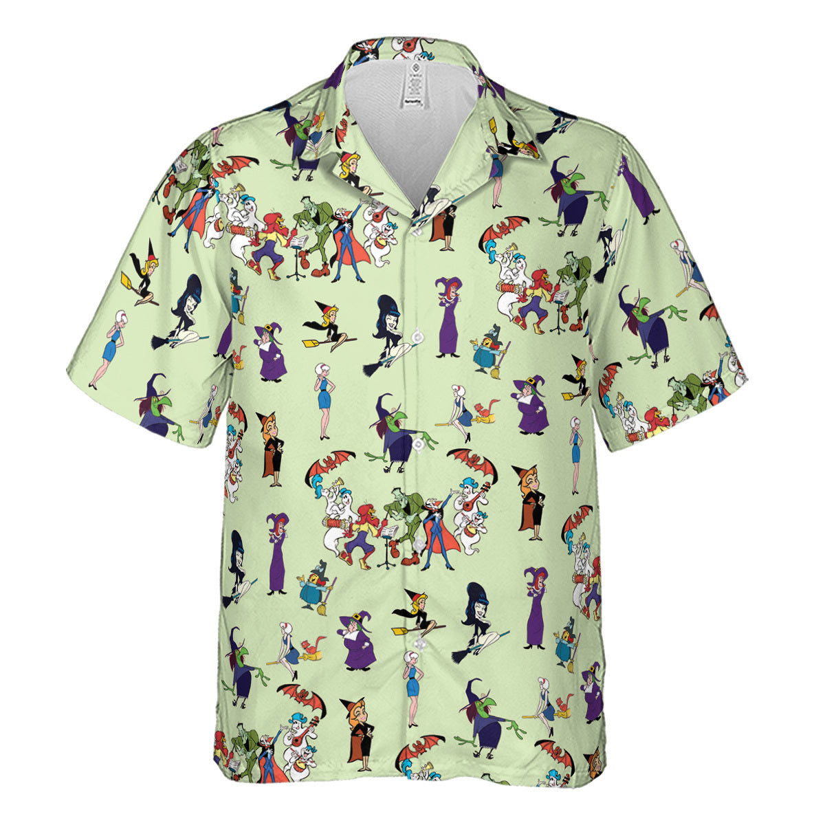 70s Witches Cartoon Characters Hawaiian Shirt
