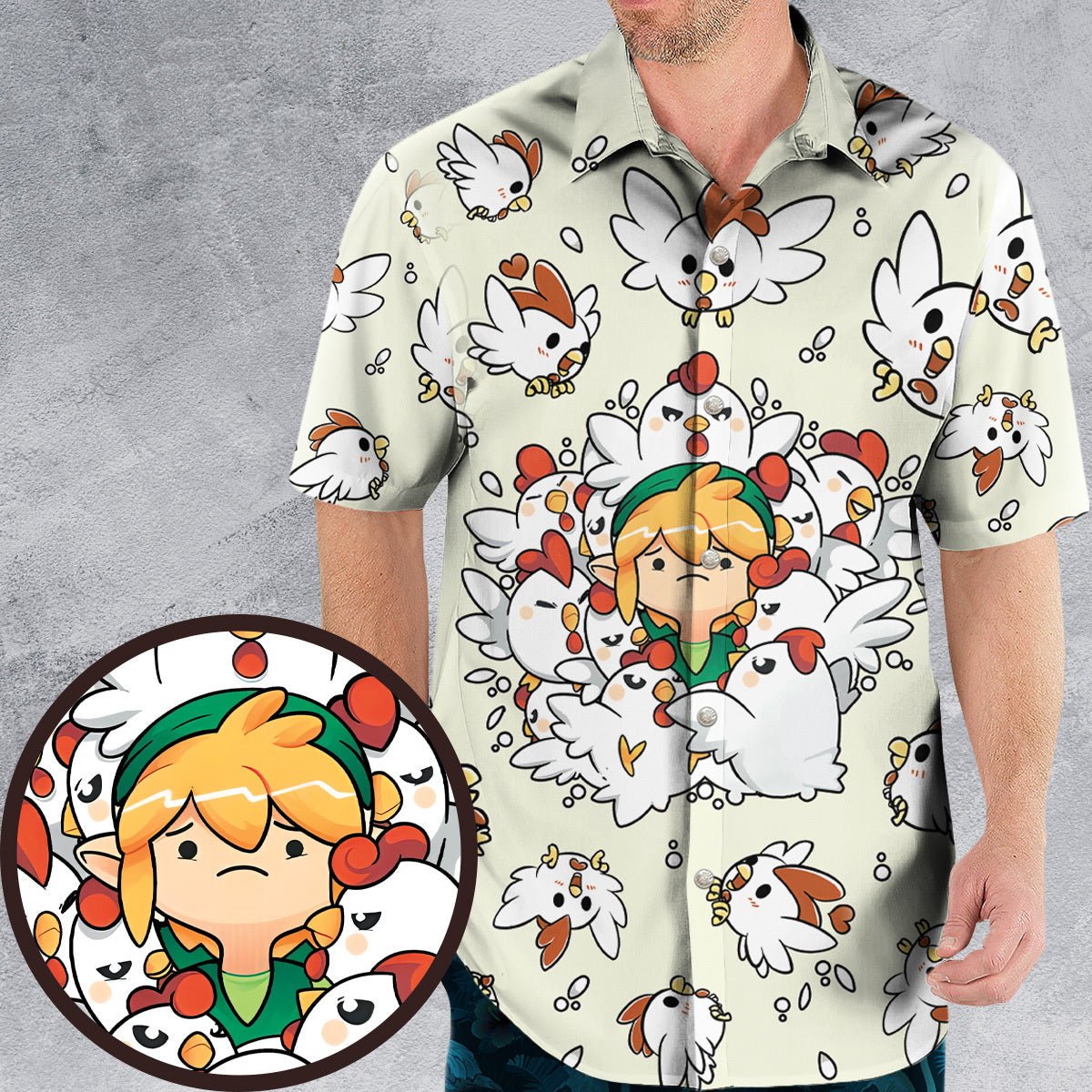 Impossible Situation The Legend of Zelda Hawaiian Shirt