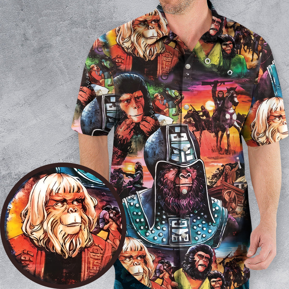 Planet of the Apes Hawaiian Shirt