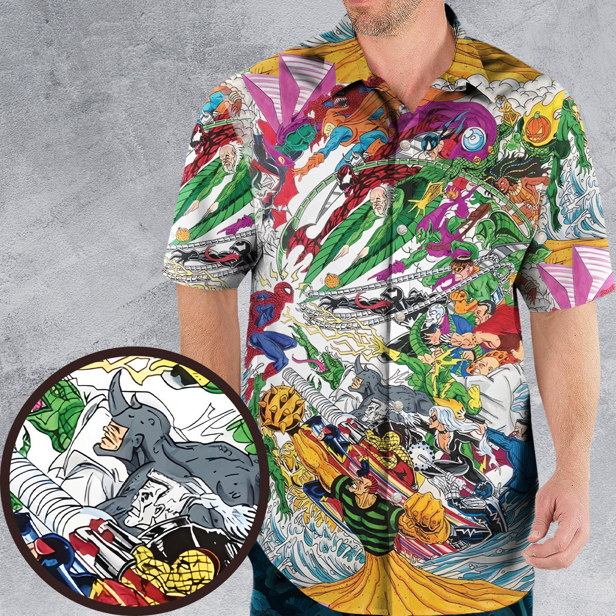 Spidey Sense Spider Man Hawaiian Shirt