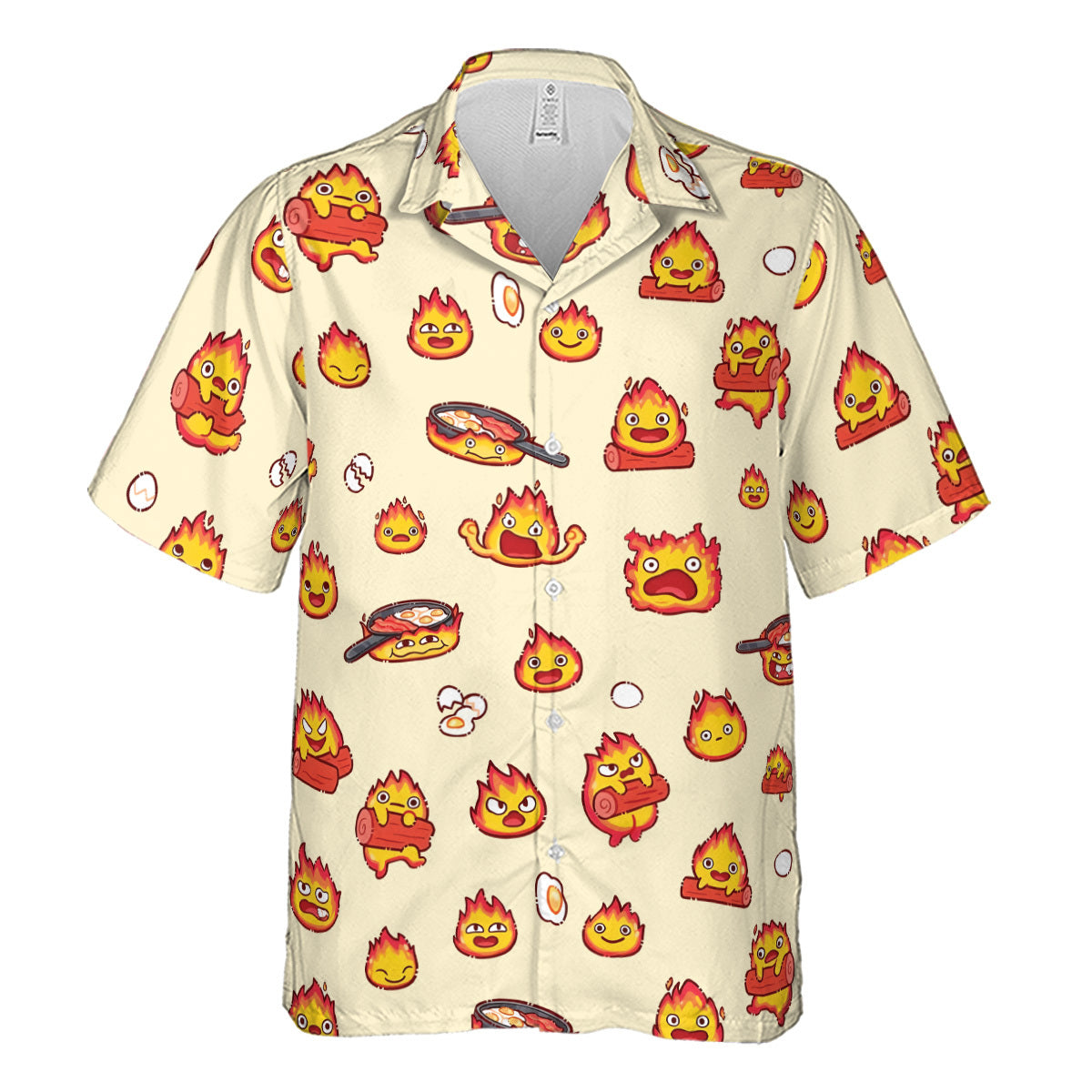 Calcifer Howl’s Moving Castle Hawaiian Shirt