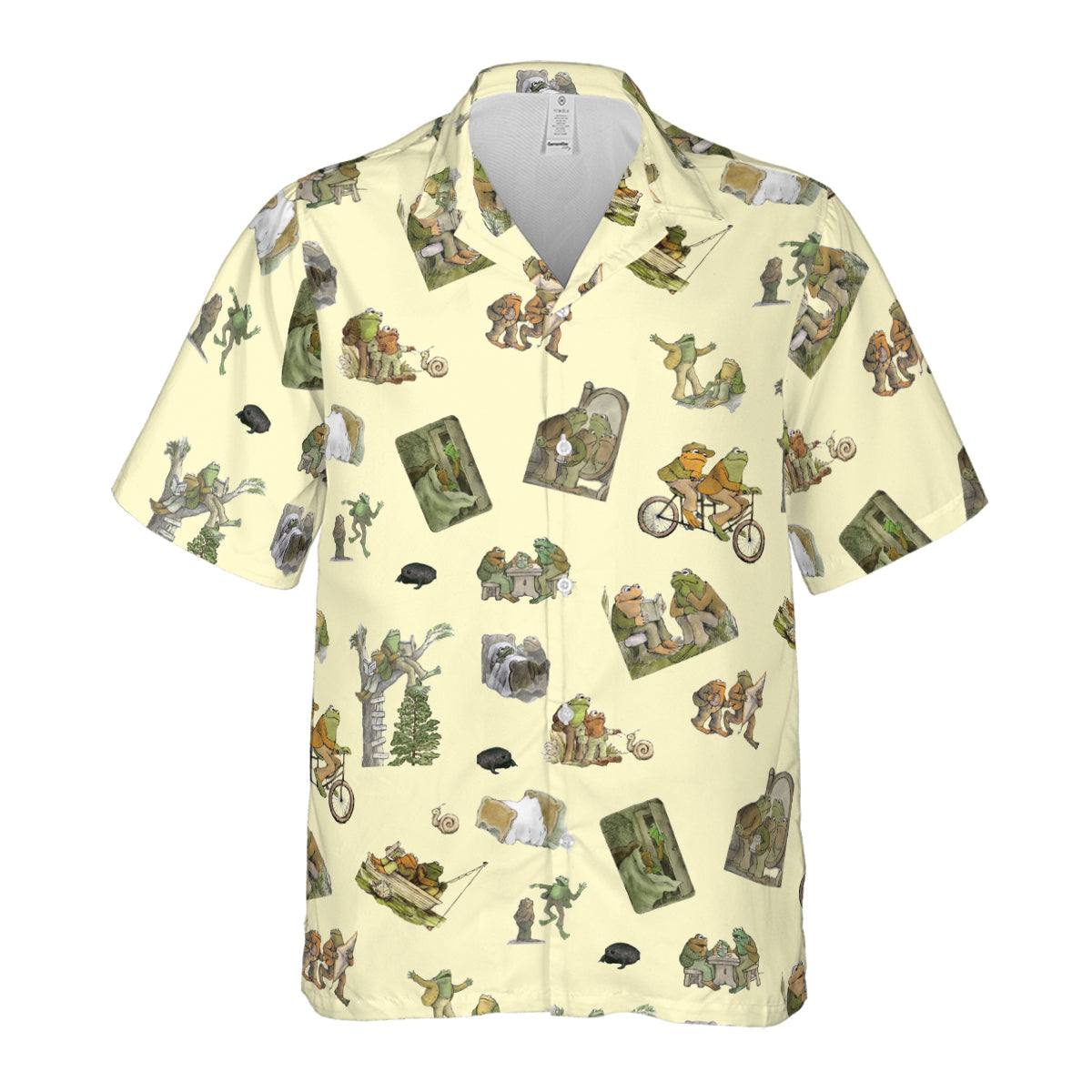 Frog and Toad Pattern Hawaiian Shirt