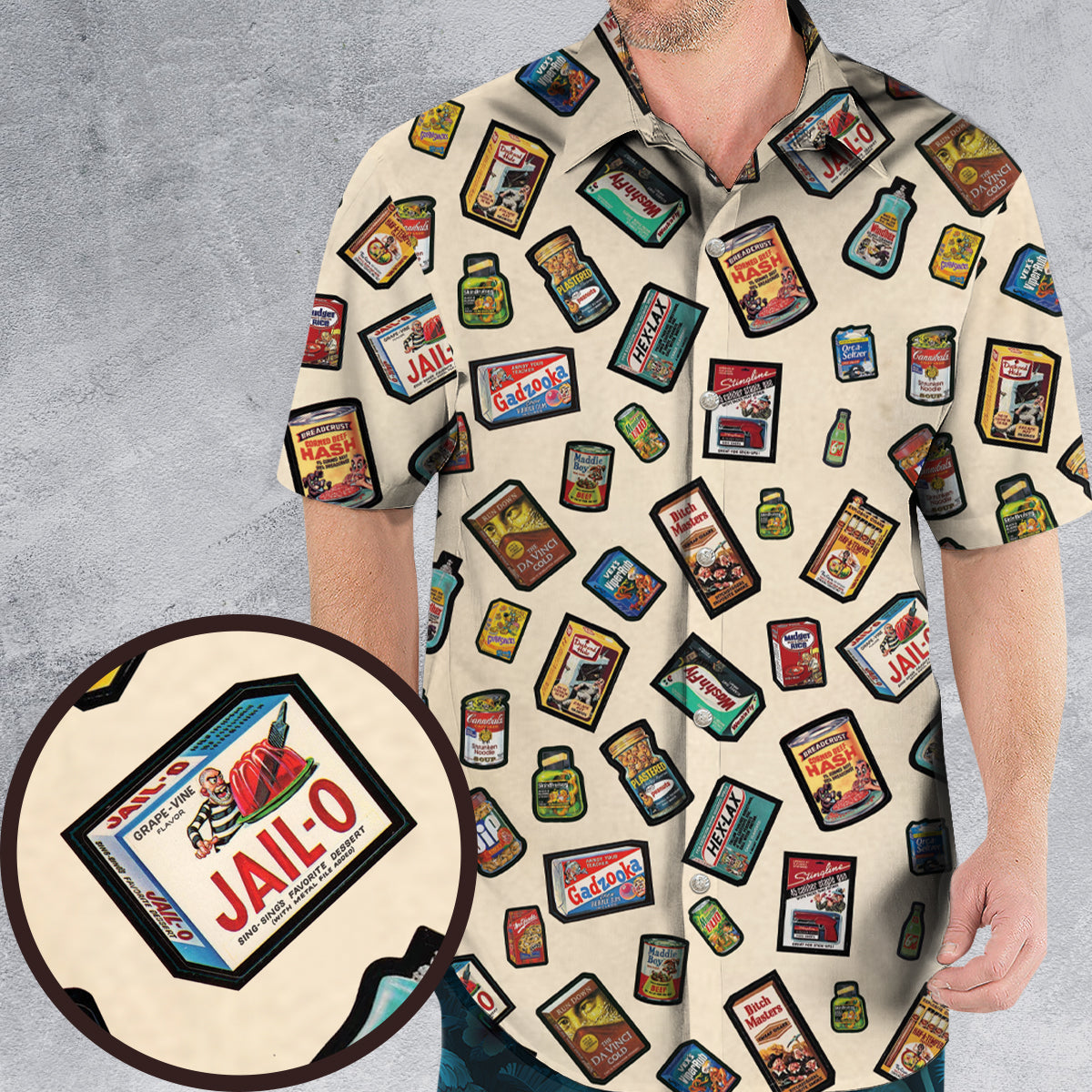 Wacky Packages Hawaiian Shirt