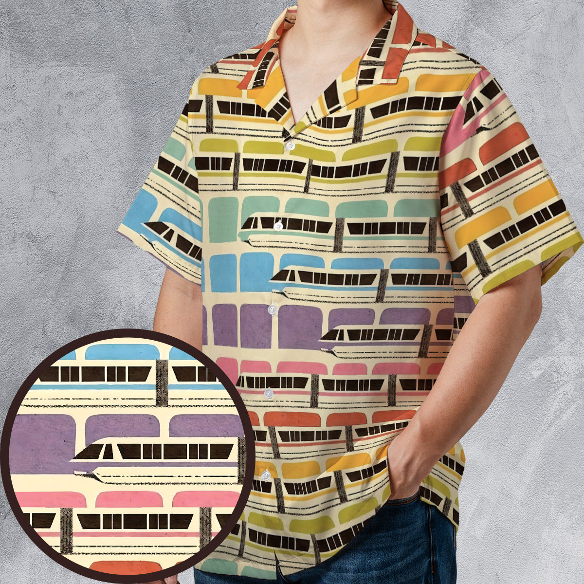 Trail Rainbow Hawaiian Shirt