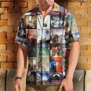 Lynyrd Skynyrd Nostalgia Collage Hawaiian Shirt Southern Rock Memories Gift