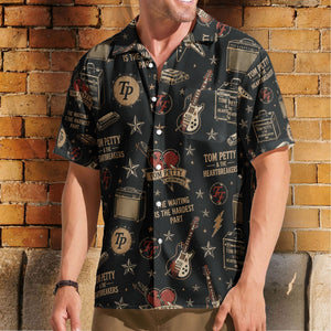 Tom Petty & The Heartbreakers Rock ‘N’ Roll Hawaiian Shirt Retro Music Album Art Inspired Unisex Shirt
