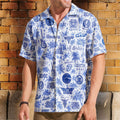 Classic Rock Legends Hawaiian Shirt Beatles Pink Floyd Nirvana Aloha Shirt Retro Music Unisex Shirt