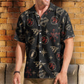Foo Fighters Rock Icon Graphic All-Over Print Hawaiian Shirt Retro Music Album Art Inspired Unisex Shirt