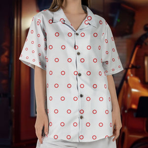 Phish Fishman Donut Button-up Shirt Hawaiian Shirt Retro Music Inspired Unisex Button-Up Shirt