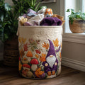 Maple Leaf Mischief Quilted Laundry Basket Merch For Mom