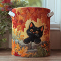 Maple Peek Quilted Laundry Basket Perfect Gift For Apartment Living