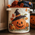 Midnight Brew Quilted Laundry Basket Perfect Gift For Apartment Living