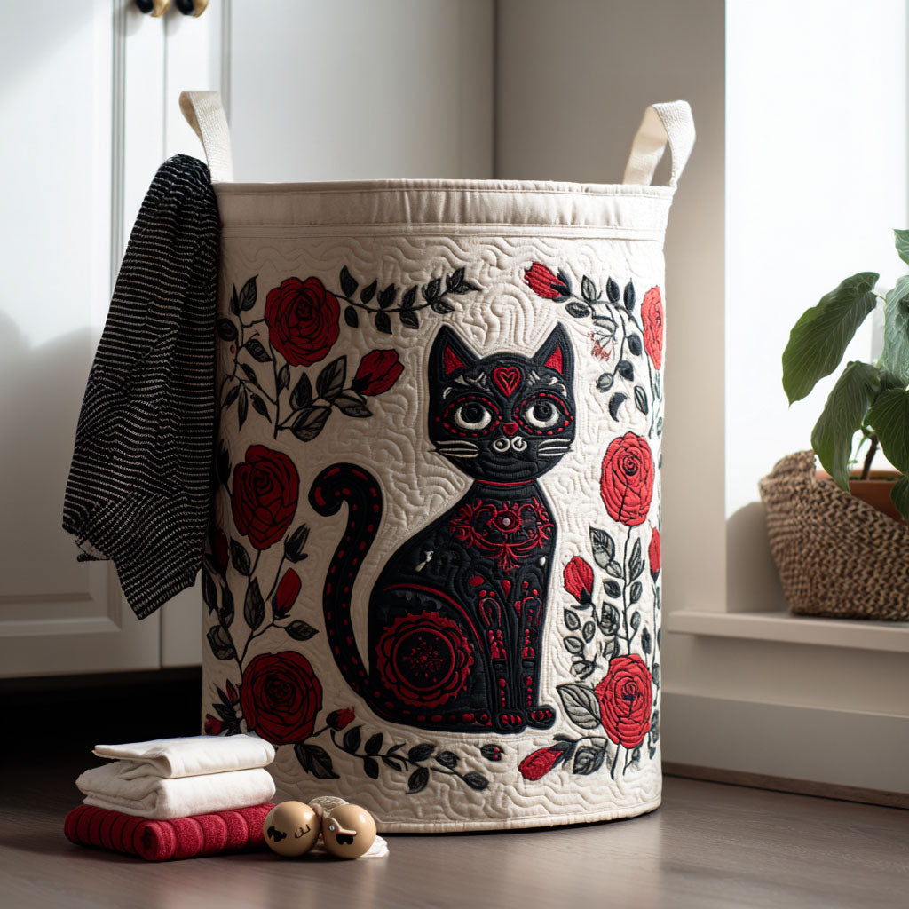 Midnight Mariachi Quilted Laundry Basket Easter Merch Gift