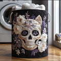 Midnight Skull Quilted Laundry Basket Merch For Dad