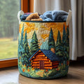 Mountain Hideaway Quilted Laundry Basket Must-Have Laundry Essential