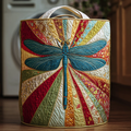 Mystic Dragonfly Quilted Laundry Basket Merch For Him