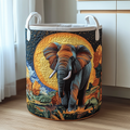Noble Elephant Quilted Laundry Basket Great Stocking Stuffer