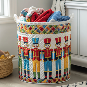 Nutcracker Magic Quilted Laundry Basket Mother’s Day Merch Gift