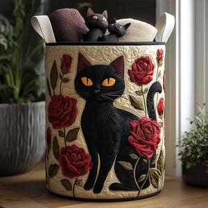 Pawtrait In Bloom Quilted Laundry Basket Great Stocking Stuffer
