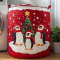 Penguin Heaven Quilted Laundry Basket Anniversary Merch Gift